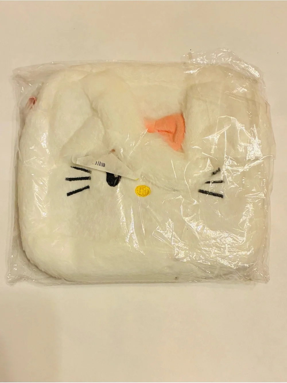 Cute Kawaii Sanrio Hello Kitty Fluffy Handbag With Detachable Crossbody Strap